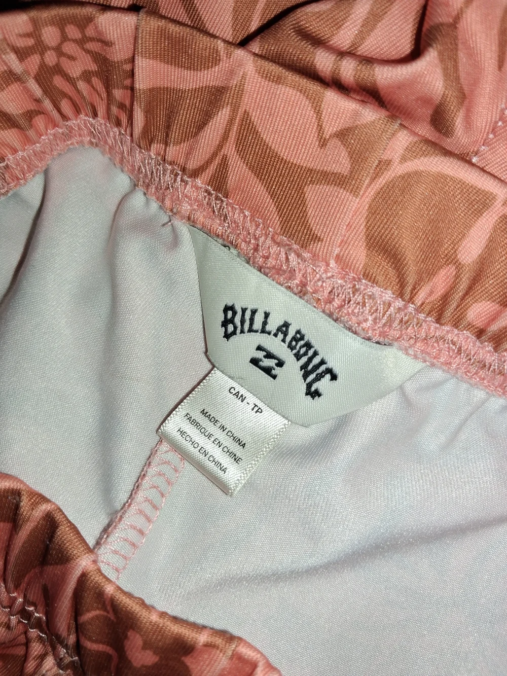 Billabong Rust Floral Elastic-Waist Leggings